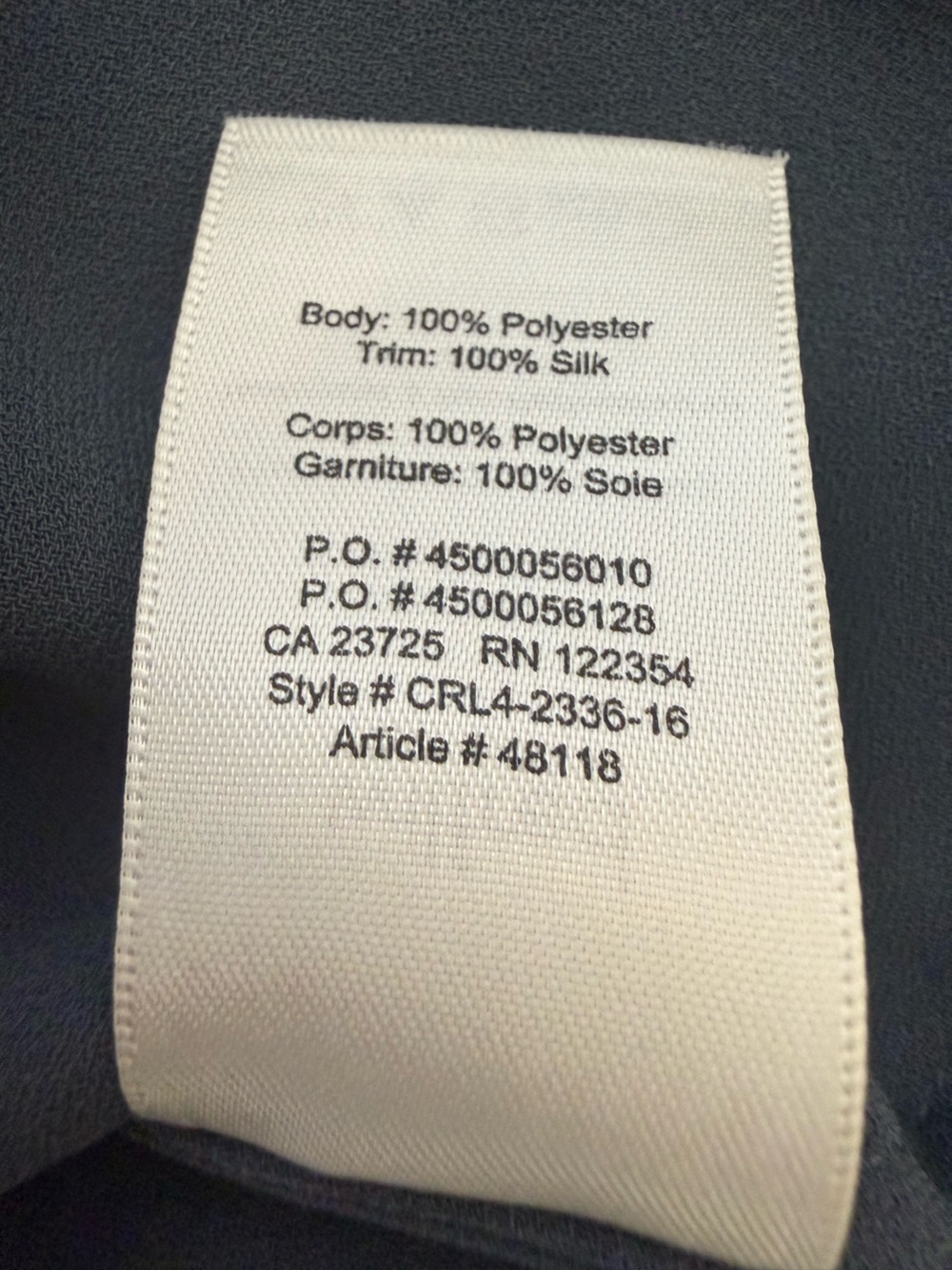 Wilfred Sleeveless Silk Blend Tank Blue Gray Size Small - Picture 8 of 9